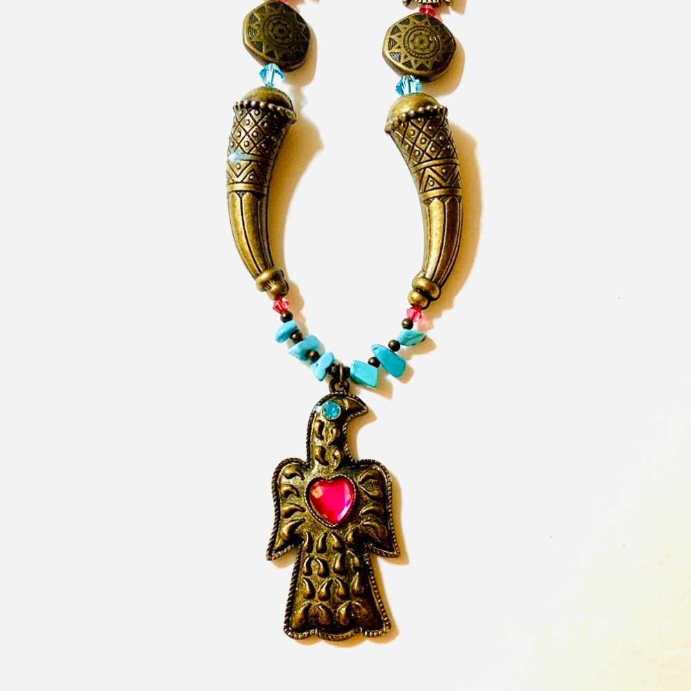 Love . Angel . Eagle . Statement Necklace